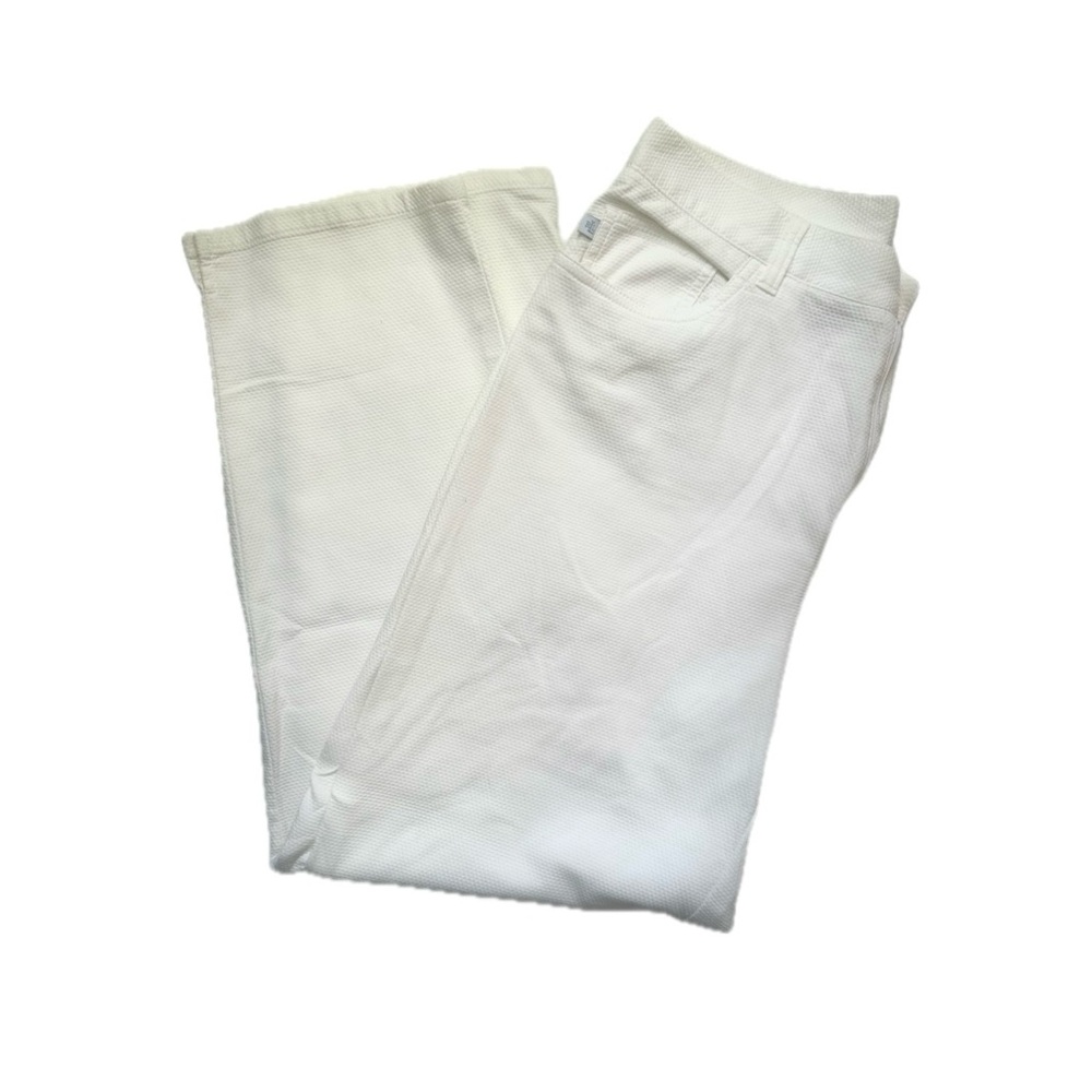 Ralph Lauren Jean Style 98% Cotton 2% Lycra Elastine White Pants